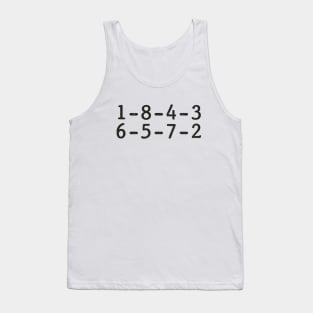 1843 Original Funny FIring Order Tank Top